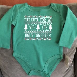 Too cute Christmas / Holiday onesie!